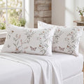 Bedorm Standard Size Pillow Cases Set of 2 Cotton Floral Pillow Cover by Bedorm
