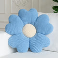 Sioloc Flower Shaped Throw Pillow, Fun Daisy Pillow, 19.7" SkyBlue Cute by HEALTHYCOMFORTLIFE