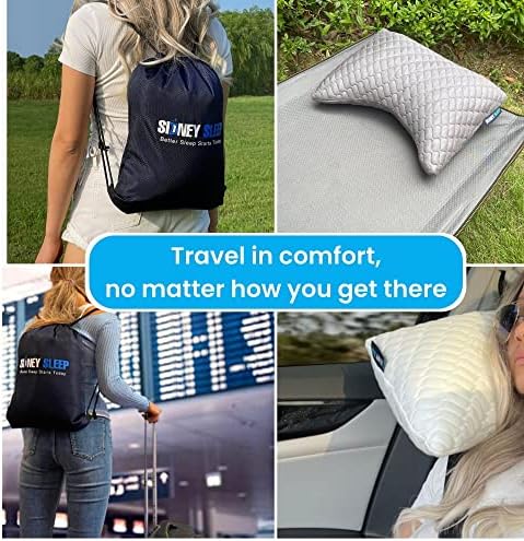 Sidney Sleep Mini Travel Size Neck Pillow - Image 2