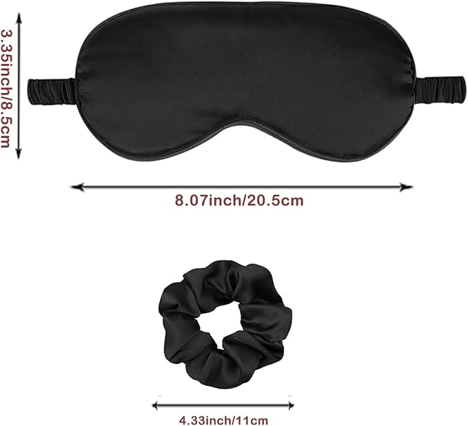 24Pcs Satin Eye Mask Silk Sleep Masks Silky Eyes Cover Blackout Blindfold - Image 3