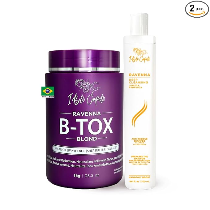 I Belli Capelli Ravenna Blond B-tox Hair Treatment Kit - 1kg/35.02 oz Hair by IBelliCapelli