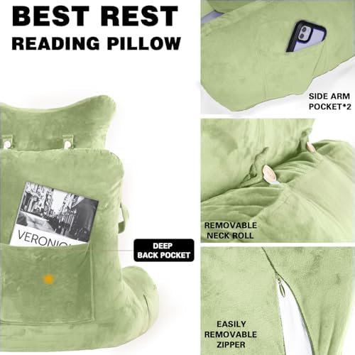 Reading Pillow-Extra Large 31" Bed Rest Pillow - Image 2