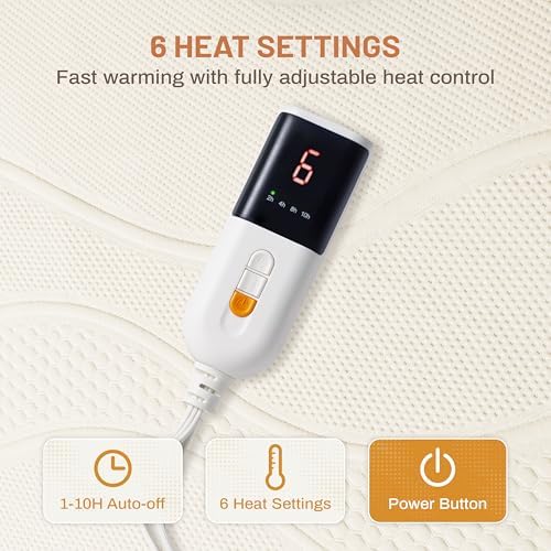 Texciting Heated Mattress Pad Queen Size, Bed Warmer - Image 2