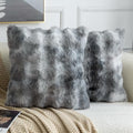 MADIZZ Pack of 2 Thick Plush Faux Wool Throw Pillow Covers Soft Boho Throw by Madizz