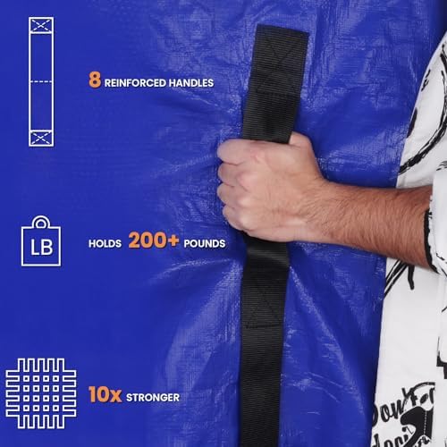 2PC Mattress Bags for Moving, Extra Thick Waterproof Mattress Cover - Image 3