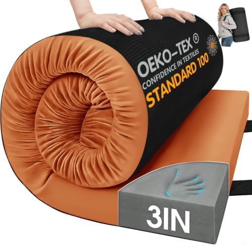 CYMULA Memory Foam Camping Mattress Pad, Sleeping Pad by CYMULA