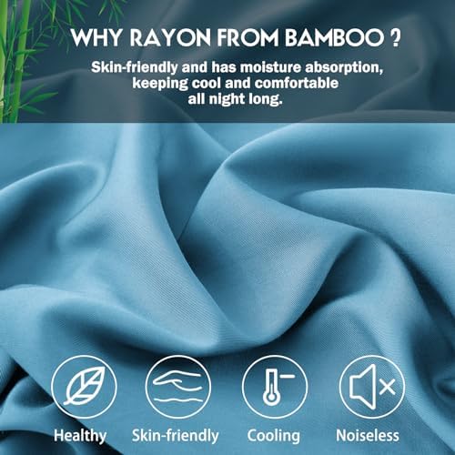 Pillowcases Queen Size 2 Pack, Viscose Cooling Pillow Cases - Image 2