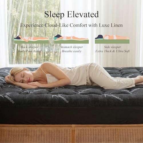 King Size Bamboo Viscose Mattress Topper - Image 4