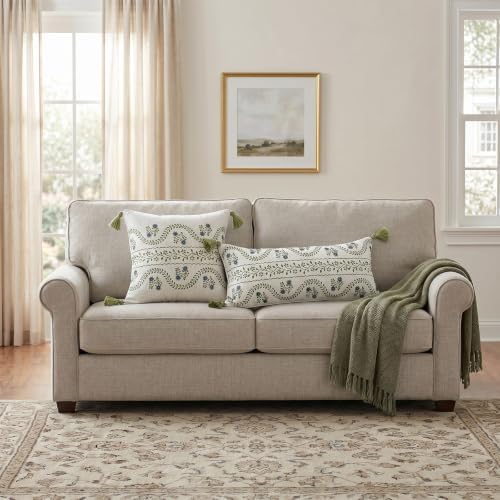 ISAENNE Designer Linen Throw Pillow Cover - Image 7