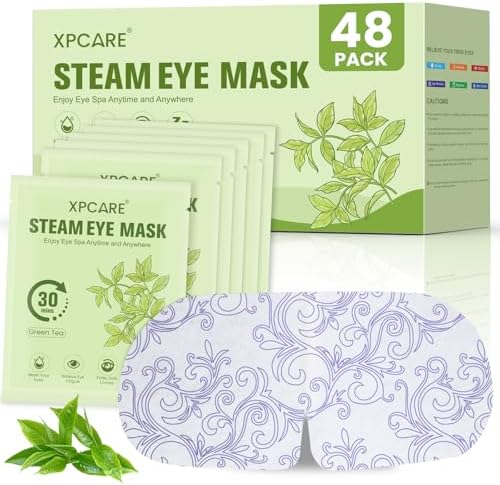 XPCARE 48 Pack Steam Eye Mask Disposable by XPCARE