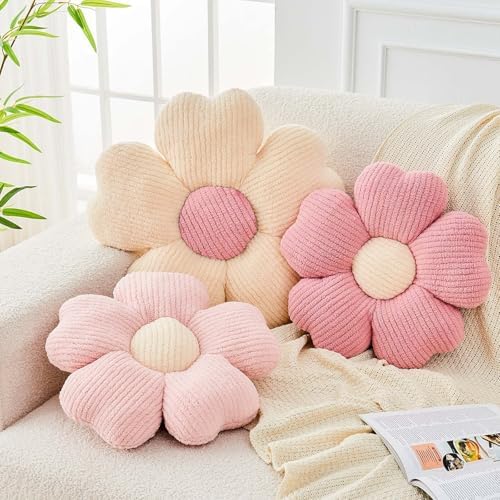 Kcvvcr Flower Throw Pillow, Cute Flower Shaped Pillow Decorative Throw Pillow - Image 3