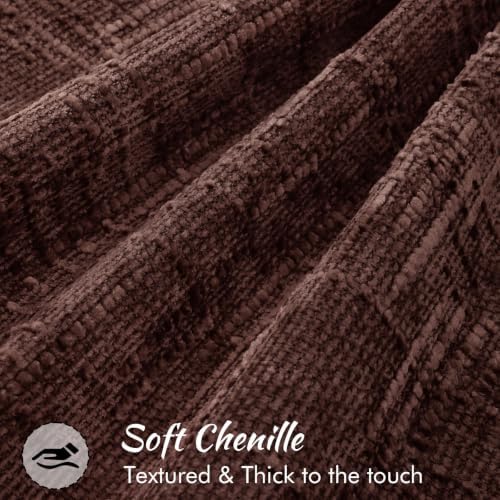 decorUhome Chenille Decorative Throw Pillow Covers 16x16 Set of 2 - Image 2