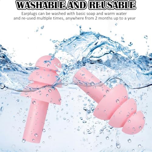 24 Pairs Pink Ear Plugs - Image 3