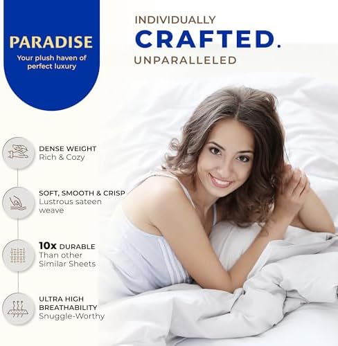 THREAD SPREAD 100% Egyptian Cotton Pillow Cases Queen Size Set of 2 - Image 5