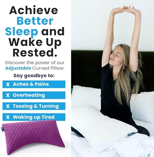 Sidney Sleep Adjustable Curved Pillows - Image 6