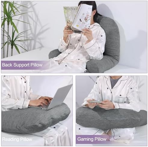 HOMBYS Cooling U Shaped Pillow for Neck, Contour Shoulder Pillow for Side - Image 5