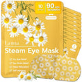 LANNA Heated Steam Eye Mask, Disposable 120 Minutes Chamomile Scent 10 Pcs by steameyemask
