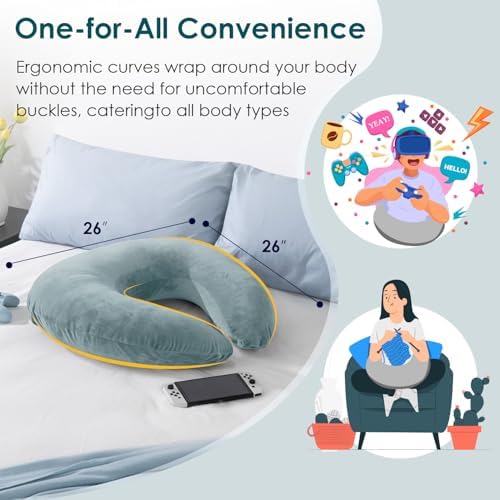 QUEEN ROSE Reading Pillow, Gaming Lap Pillow - Image 6