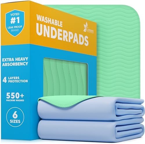 GREEN LIFESTYLE® Washable Underpads by GreenLifeStyle