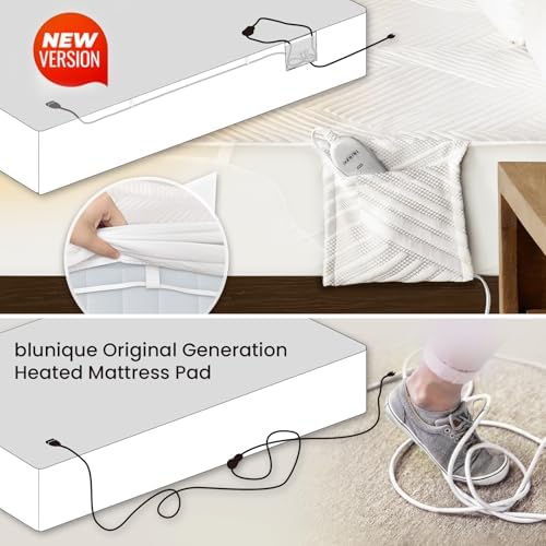 Electric Heated Mattress Pad Full Size Single Control Bed Warmer, Deep Pocket - Image 5