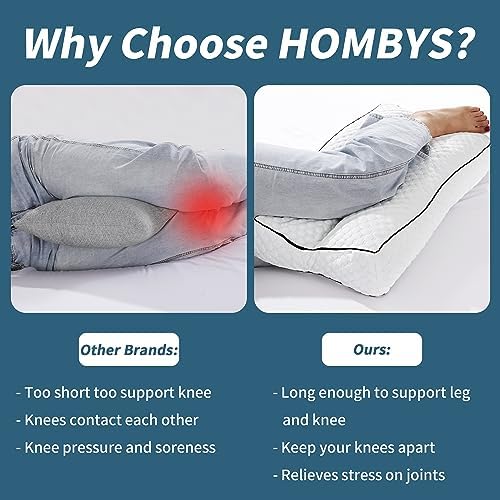 HOMBYS Shredded Memory Foam Knee Pillow - Image 4