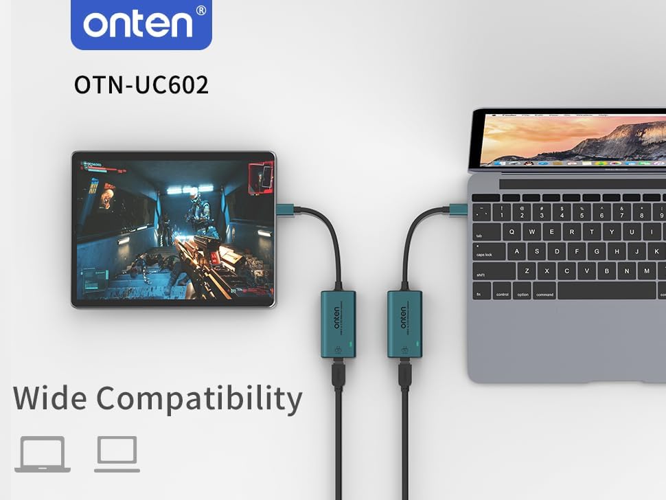 USB-C to Ethernet Adapter - 2.5Gbps High-Speed,Type-C to RJ45 Ethernet LAN Network Adapter Thunderbolt 4/3 Compatible, for iPhone 15 Pro/Max, MacBook Pro/Air 2023, iPad Pro,iMac and More (2.5 G)