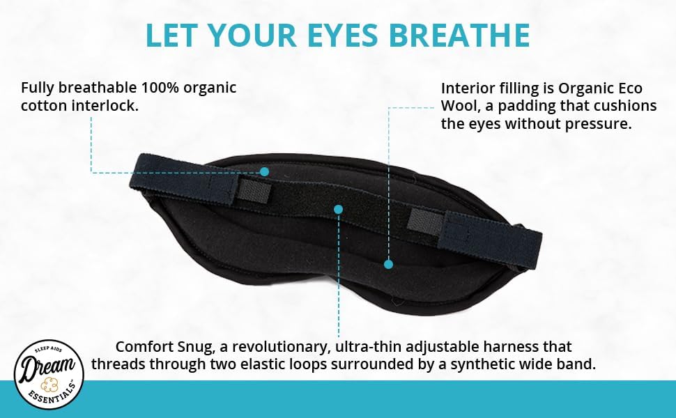 Dream Essentials® Natura Organic Sleep Mask - Image 2