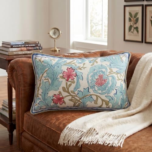 patdrea Designer Vintage Linen Throw Pillow Cover - Image 2