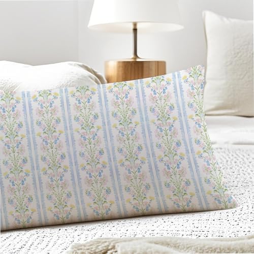 Coquette Preppy Floral 20x54 Body Pillow Cover, Girly Room Decor Aesthetic - Image 5