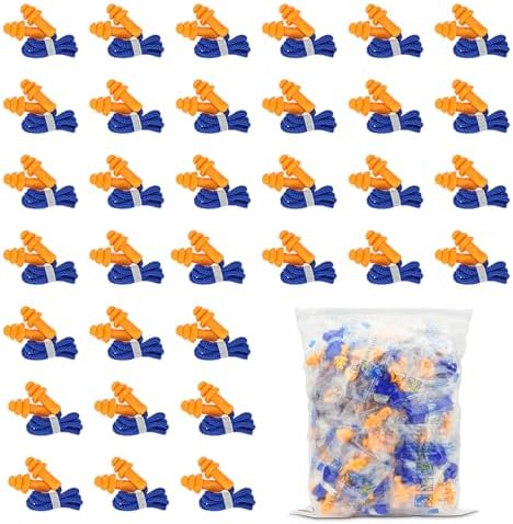 Silicone Ear Plugs, 100 Pairs Hearing Protection by NEEOFNT
