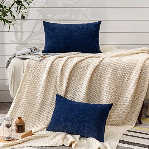 GAWAMAY Lumbar Support Pillow Decorative Rectangle Throw Pillow Covers 12"x20" - Image 5