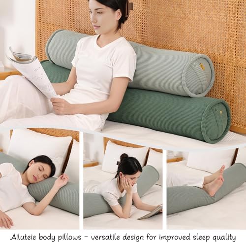 Cuddle Pillow – Corduroy Long Body Pillow - Image 6
