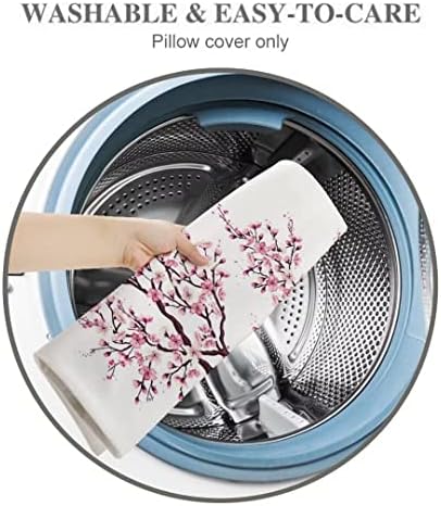 Cherry Blossom Body Pillow Cover Japanese Cherry Blossoms Flourishing, Sofa - Image 7