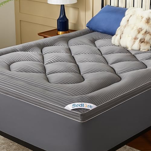 BEDLORE Twin Mattress Topper, Thick Pillow Top Bed Cover Soft Mattress Pad by Bedlore