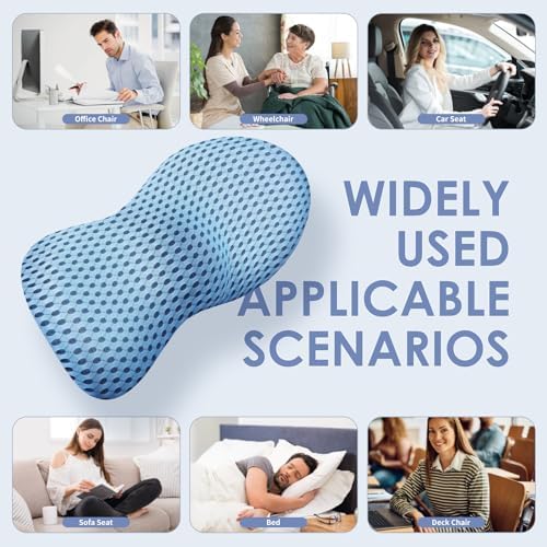 kasney Lumbar Support Pillow for Office Chair, Back Support Pillow - Image 6