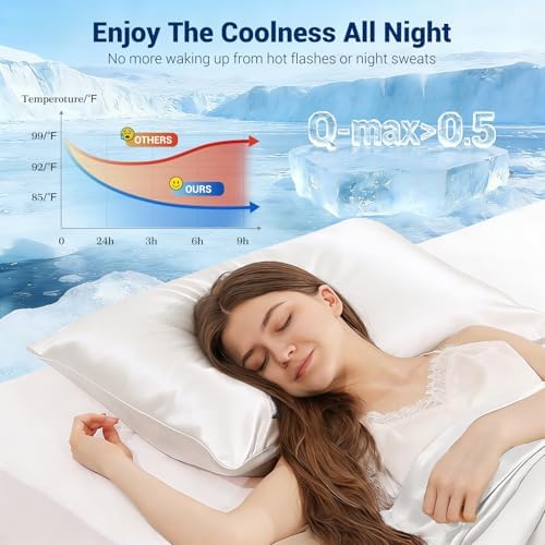 LUXEAR Cooling Satin Pillow Cases - Image 2