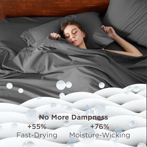 Bedsure Deep Pocket Queen Sheets Set - Image 3