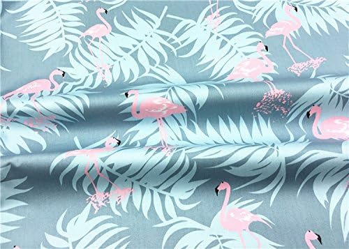 TAOSON Cotton Body Pillow Cover, Dark Grey Flamingos - Image 2