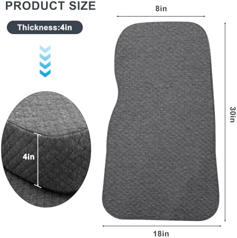 Knee Pillow for Side Sleepers, 100% Memory Foam Filling Leg Pillow for Side - Image 5