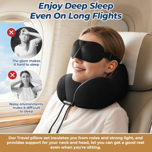 ExploreBliss Travel Pillow, Neck Pillow Airplane - Image 5