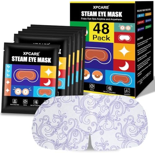 XPCARE 48 Pack Steam Eye Mask Disposable by XPCARE