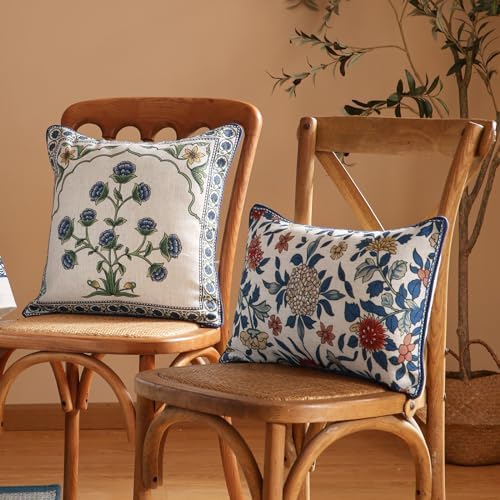 patdrea Designer French Vintage Linen Throw Pillow Cover - Image 6