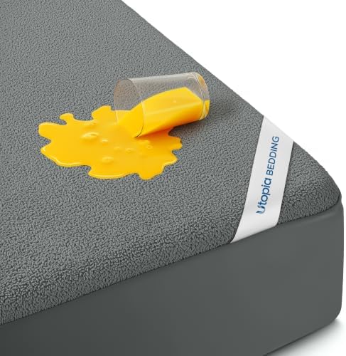 Waterproof Twin XL Size Mattress Protector fits Upto 15" Deep Pocket by UTOPIABEDDING