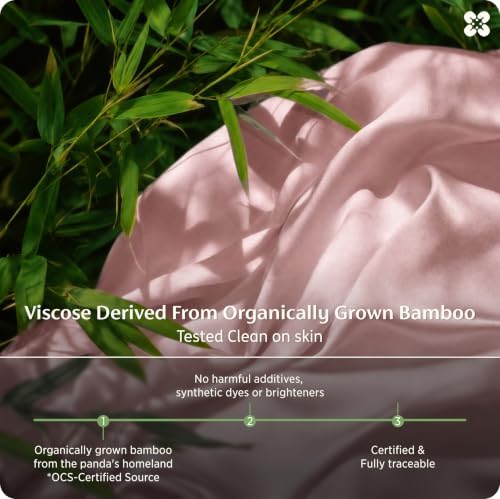 Bedsure PureWoven 100% Viscose Derived from Bamboo, King Size Sheets Set - Image 3