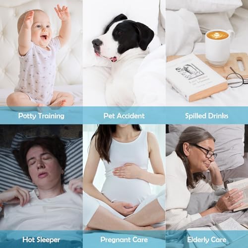 Cozymaker Cooling California King Size Waterproof Mattress Protector - Image 7