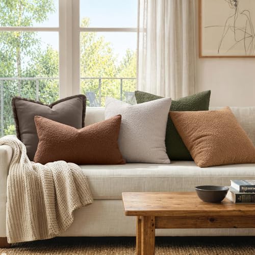 MIULEE Textured Boucle Lumbar Pillow Cover - Image 4