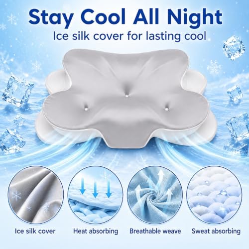 Cervical Memory Foam Pillow, Neck Pain Relief - Image 3