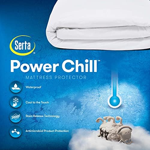 Serta Power Chill Cooling Waterproof Mattress Protector - Image 5