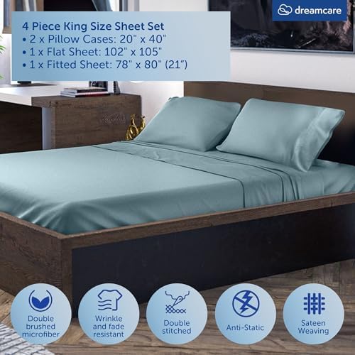 DREAMCARE King Size Sheets Set - Image 4