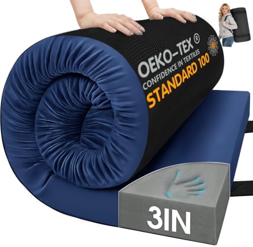 CYMULA Memory Foam Camping Mattress Pad, Sleeping Pad by CYMULA
